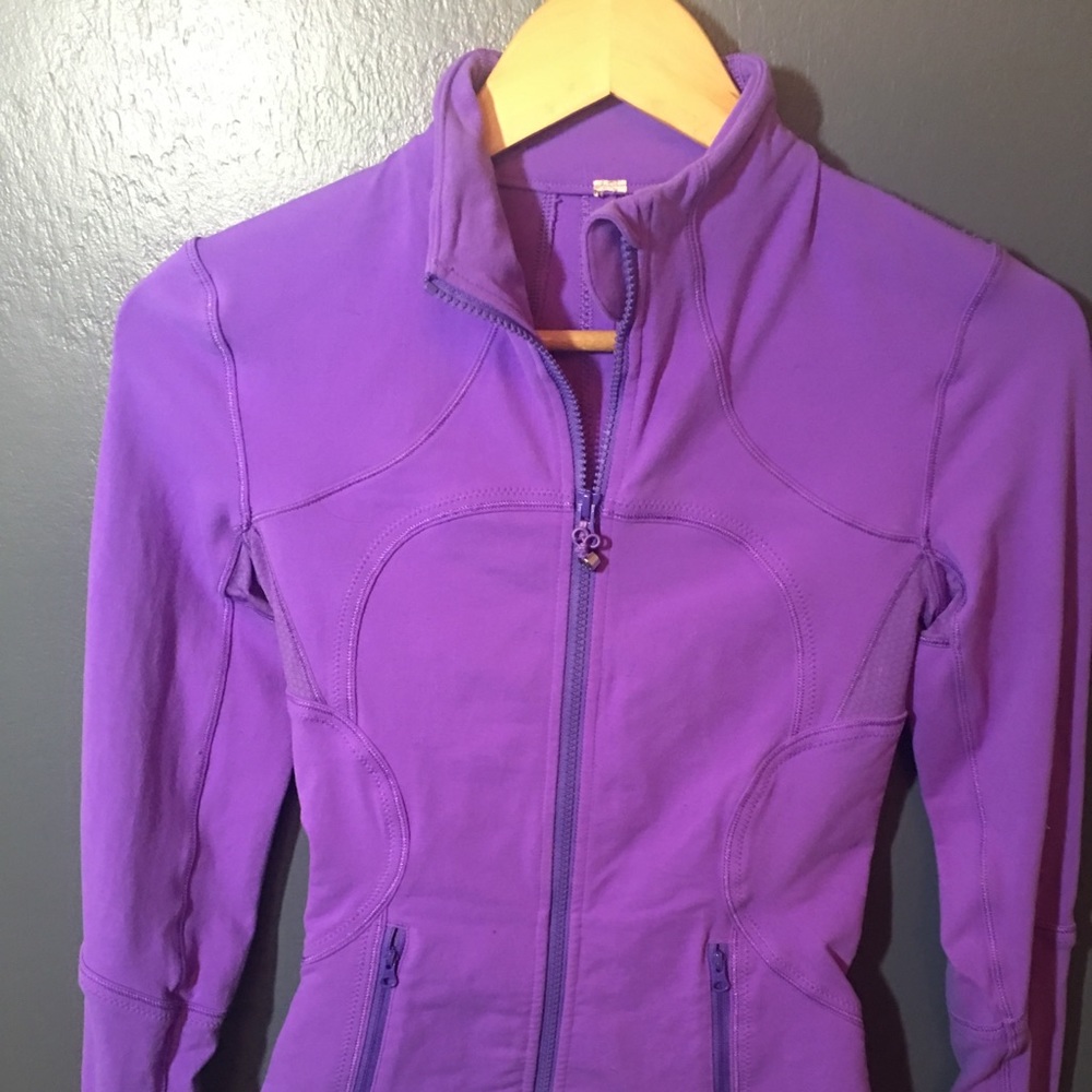 Lululemon fitted workout zippered hoodie